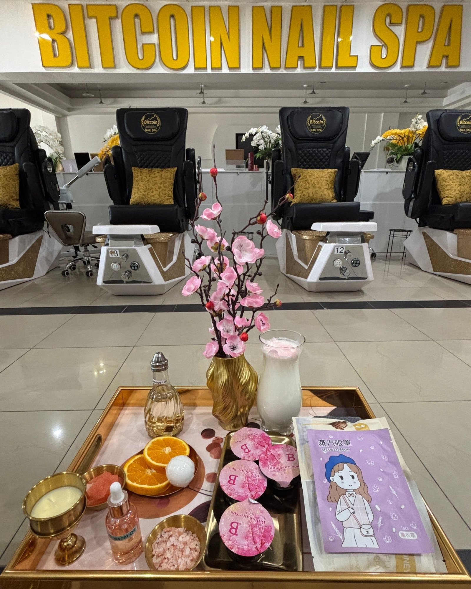 bitcoin pedicure bitcoin nail spa grapevine